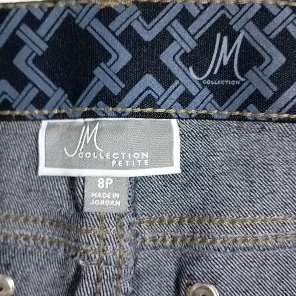 JM Collection Petite Women’s Capri Denim Pants size 8P Jeans - Picture 2 of 13